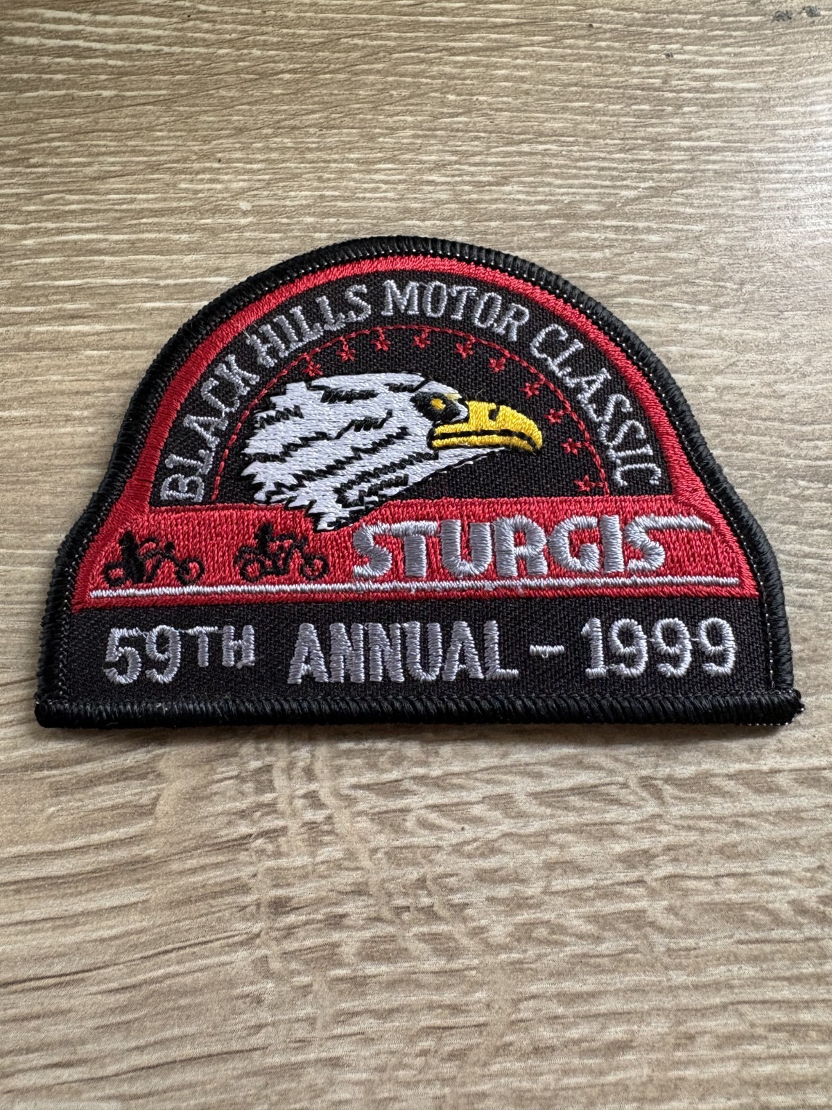 59th Annual 1999 Black Hills Motor Classic Sturgis Patch FREE SHIPPING!