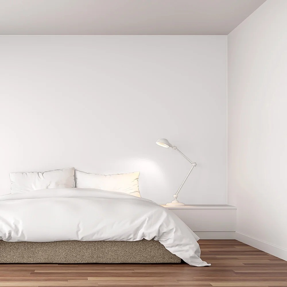 Interior Latex Paint Flat White 1 Gallon Quick Drying Wall Paint