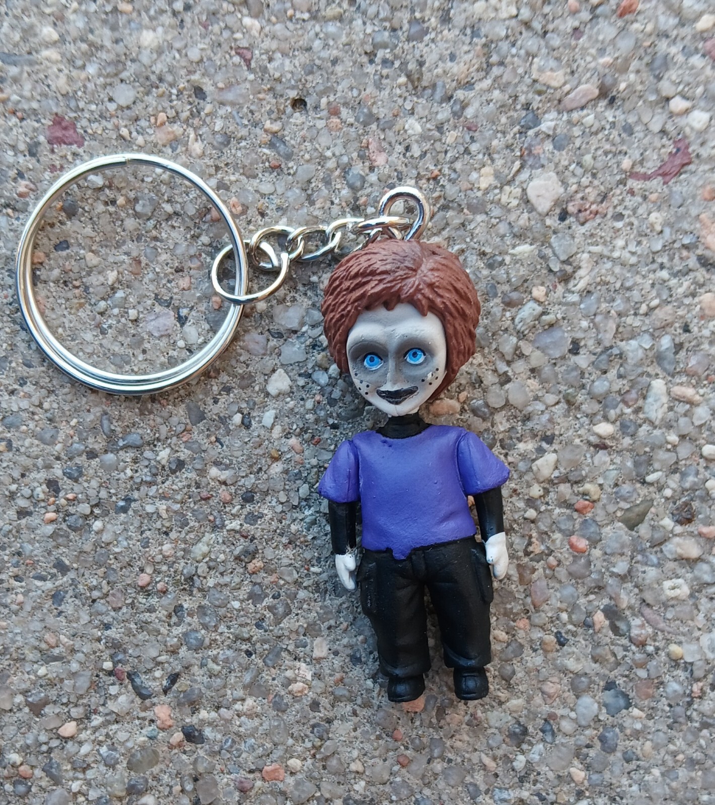 Chucky Keychain, 3D Horror Character Doll, Keychain, HALLOWEEN KEYCHAIN