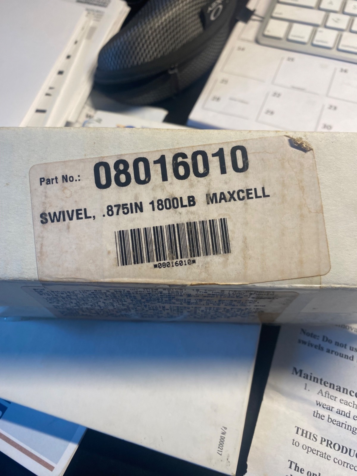 Swivel, 0.875 IN - 1800 LB