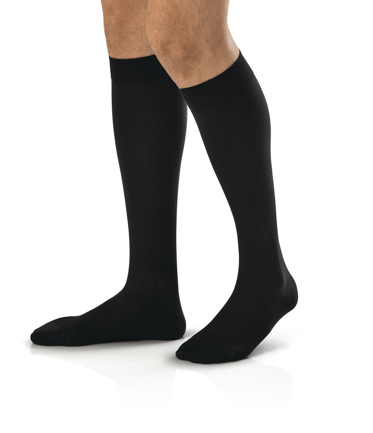 JOBST forMen Knee High Closed Toe 8-15mmHg (Black) Small