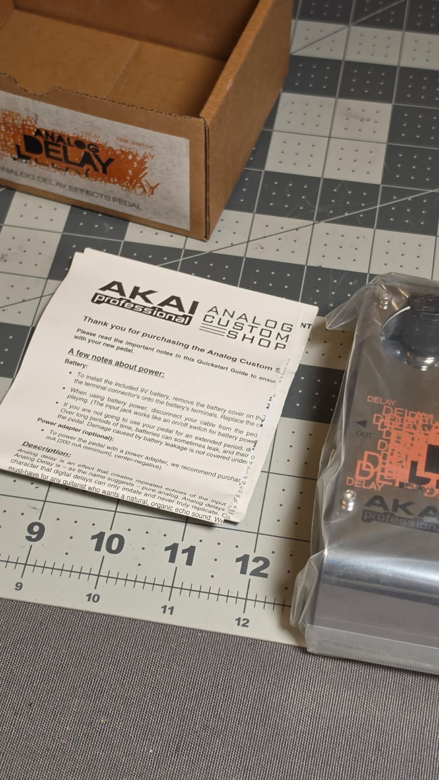 Akai Professional Analog Delay w/ original box, instructions