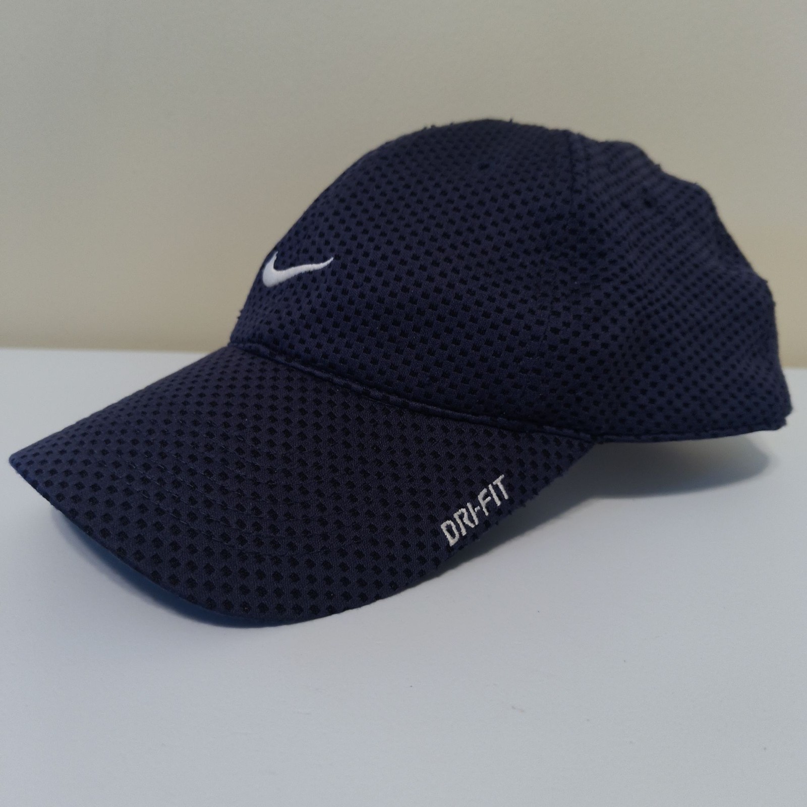 Vintage Nike Tailwind Hat Cap Obsidian Blue Mesh Dri-Fit Running Adjustable Y2K
