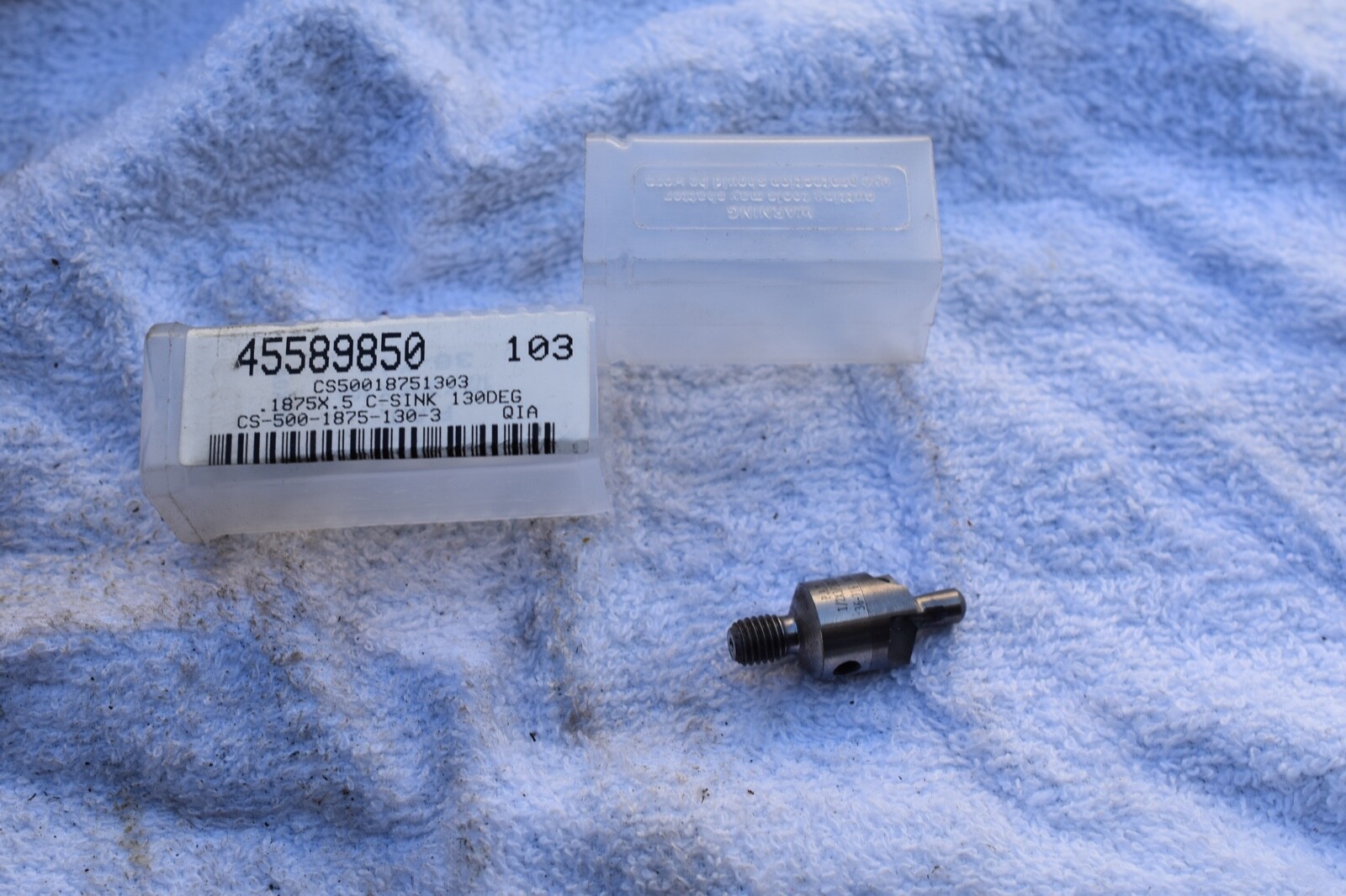 PAT 1/2 W 3/16 Solid Carbide Stop Countersinks 100° 36-716