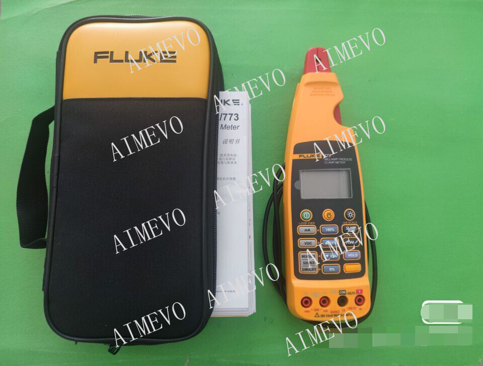 Fluke 773 Milliamp Process Clamp Meter 4 to 20 mA Signals Provide Loop Power