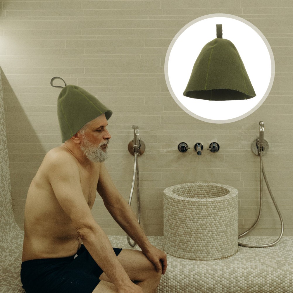 Reusable Sauna Hat Stylish Sauna Hat Water Absorbing Sauna Hat Absorbent Sauna