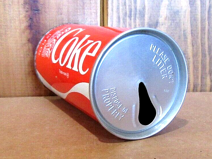 Nice 1971 Coke Coca-Cola Special Back Pack Offer 12 OZ Pull Tab Soda Can