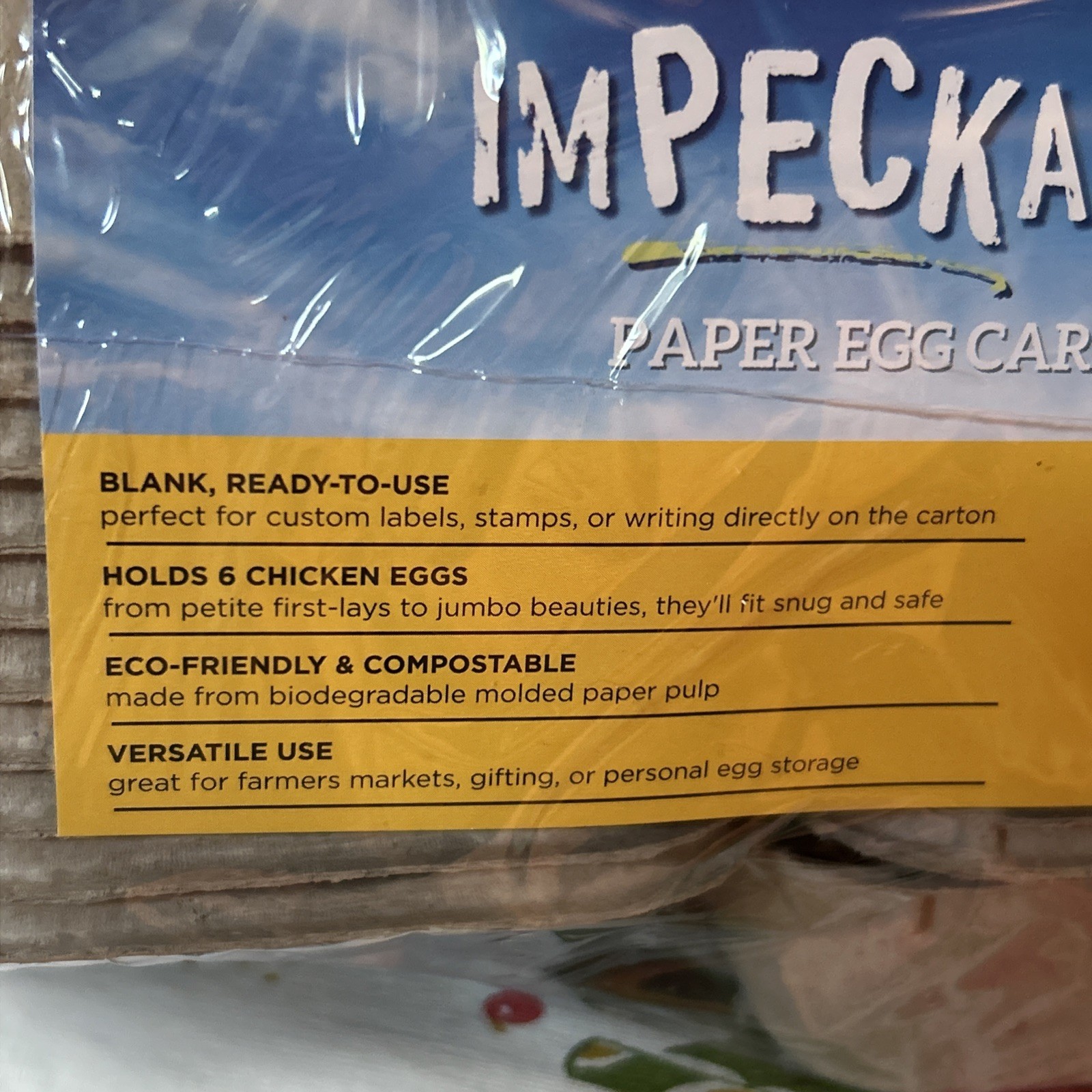 48 Half Dozen Egg Cartons Empty Natural Paper Pulp Eco Friendly (24 Per Pack)