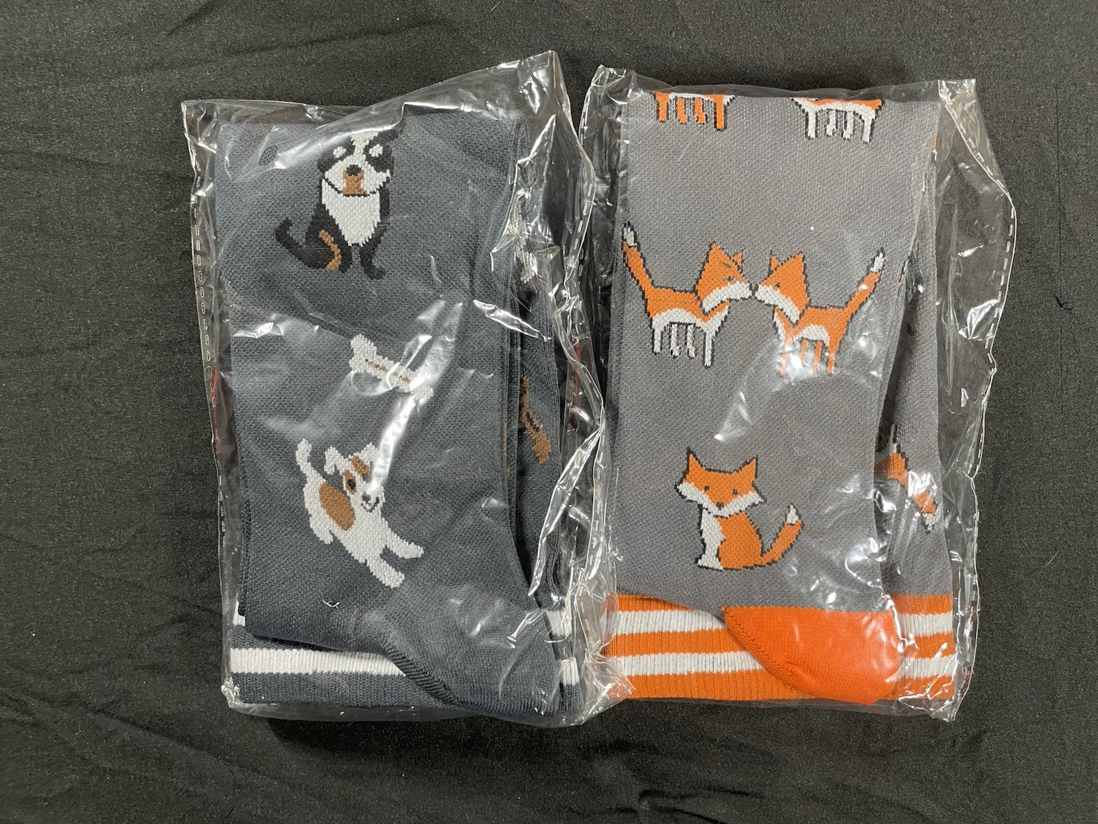 Compression Socks, Small/Medium, Dog, Fox, Lot of 2, Two sets, pairs, new