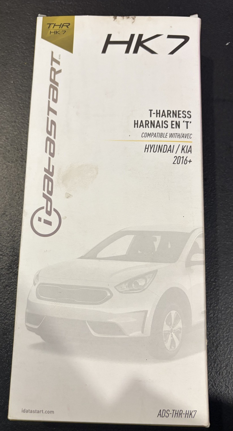 iDataStart ADS THR HK7 Remote Start T Harness for Hyundai Kia PTS 2016 to 2020