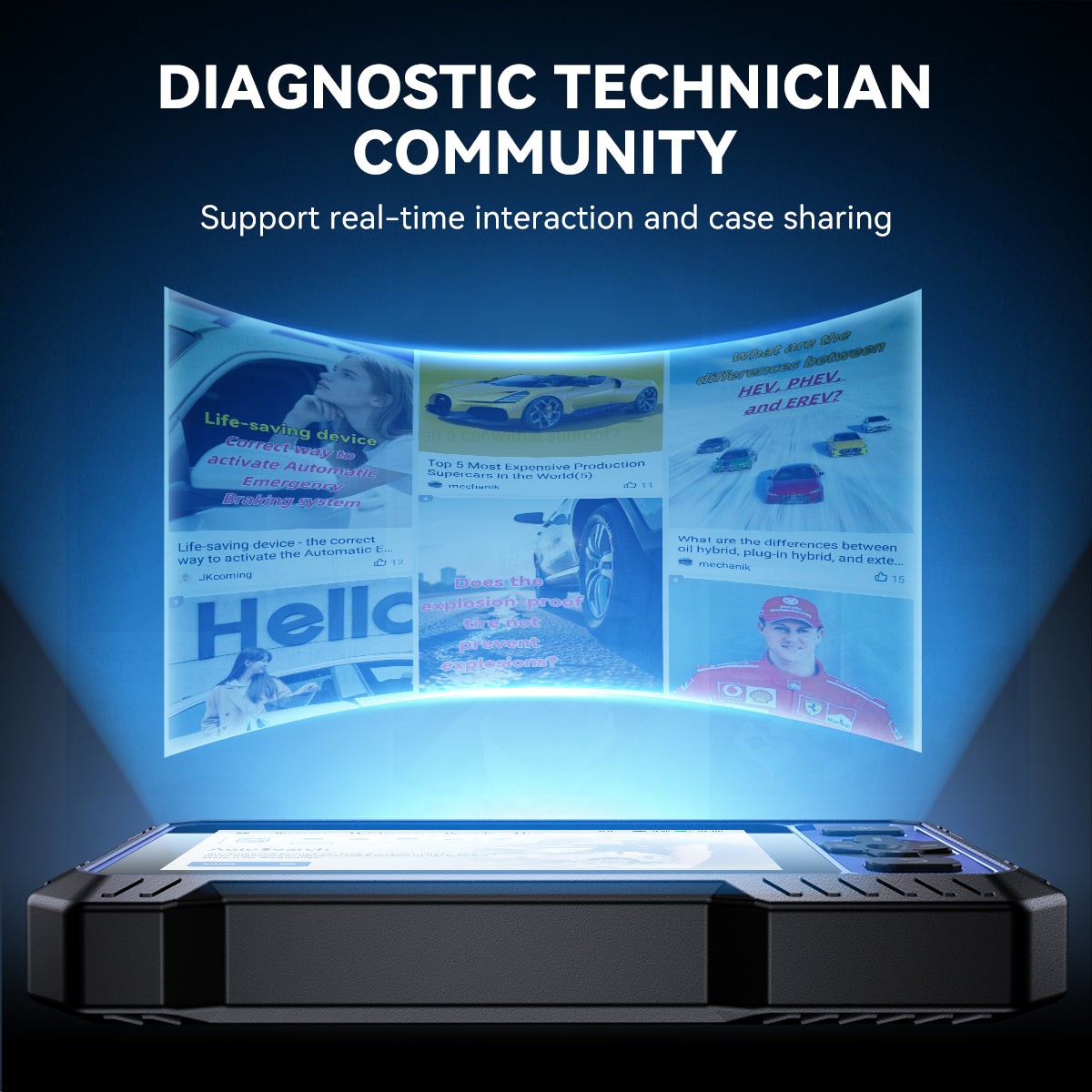 MUCAR 682 Bidirectional OBD2 Scanner AI Diagnostic FULL SYSTEM Scan 20+Services