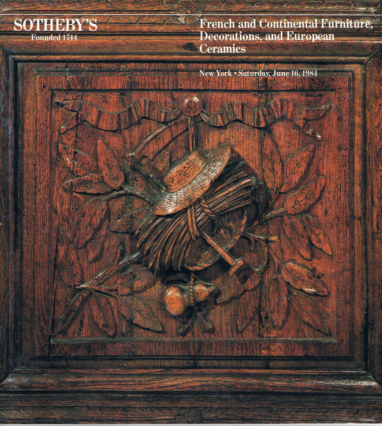 Sotheby's - French & Continental Furniture, Decorations, & European Ceramics