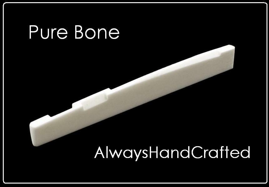 AlwaysHandCrafted Compensated BONE SADDLE for EPIPHONE Acoustic Guitar