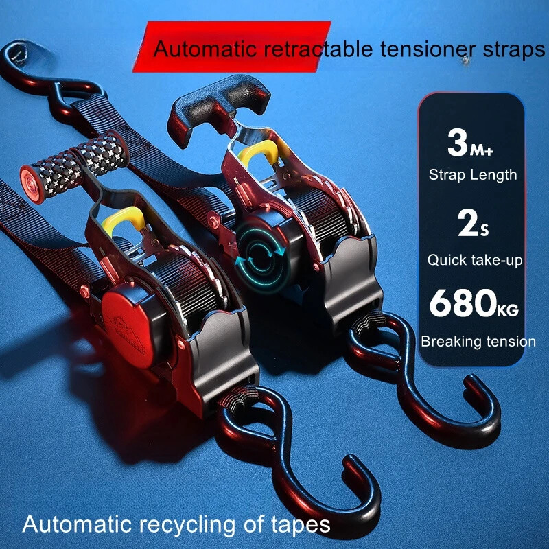 Automatic Recovery Straps Motorcycle Car Off-road Vehicle Self-driving Camping