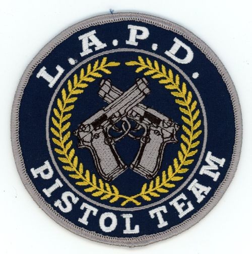 CALIFORNIA CA THE ANGELES POLICE PISTOL TEAM NICE SHOULDER PATCH SHERIFF