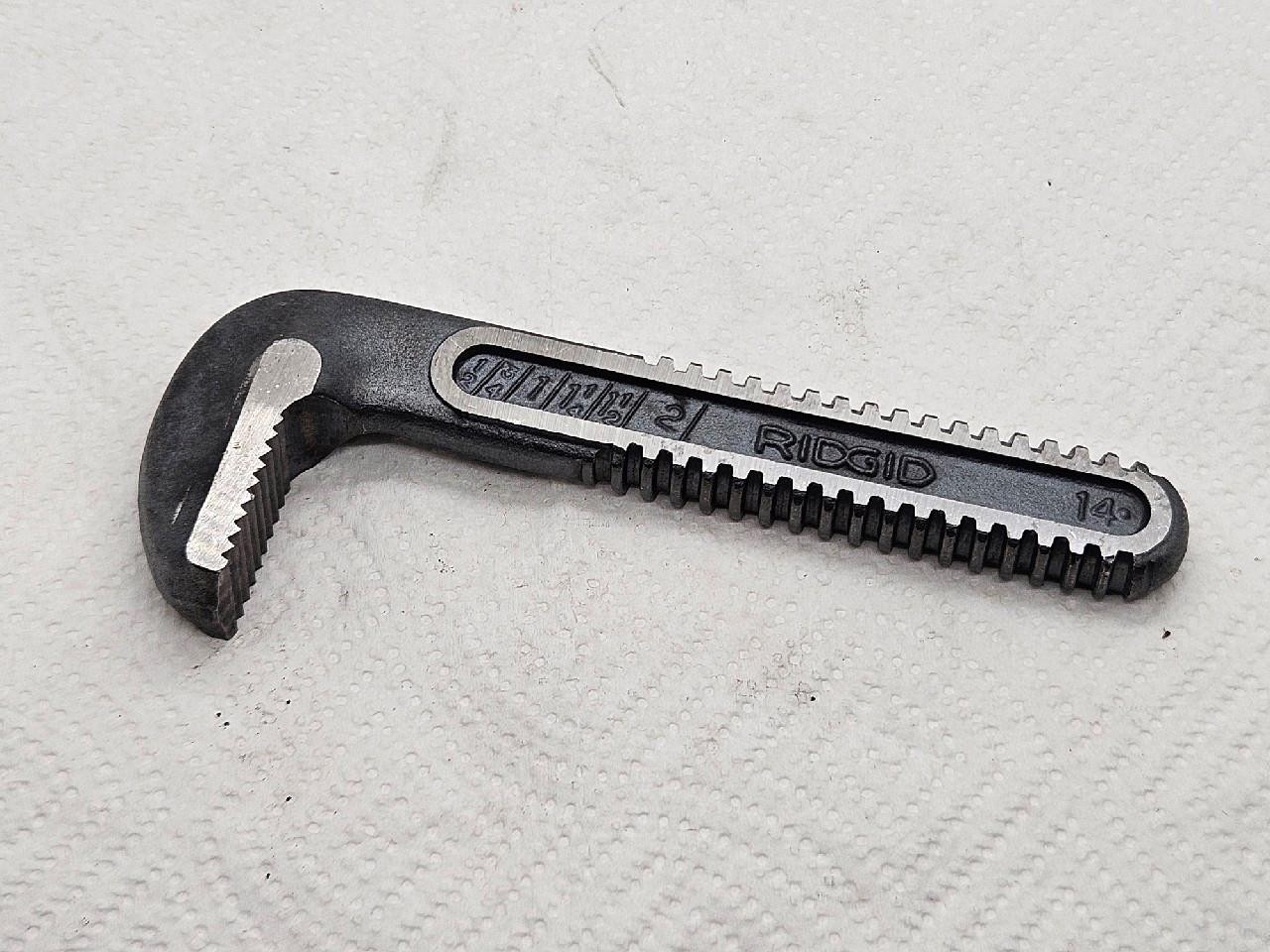 RIDGID 31655 14" Pipe Wrench Hook Jaw Replacement