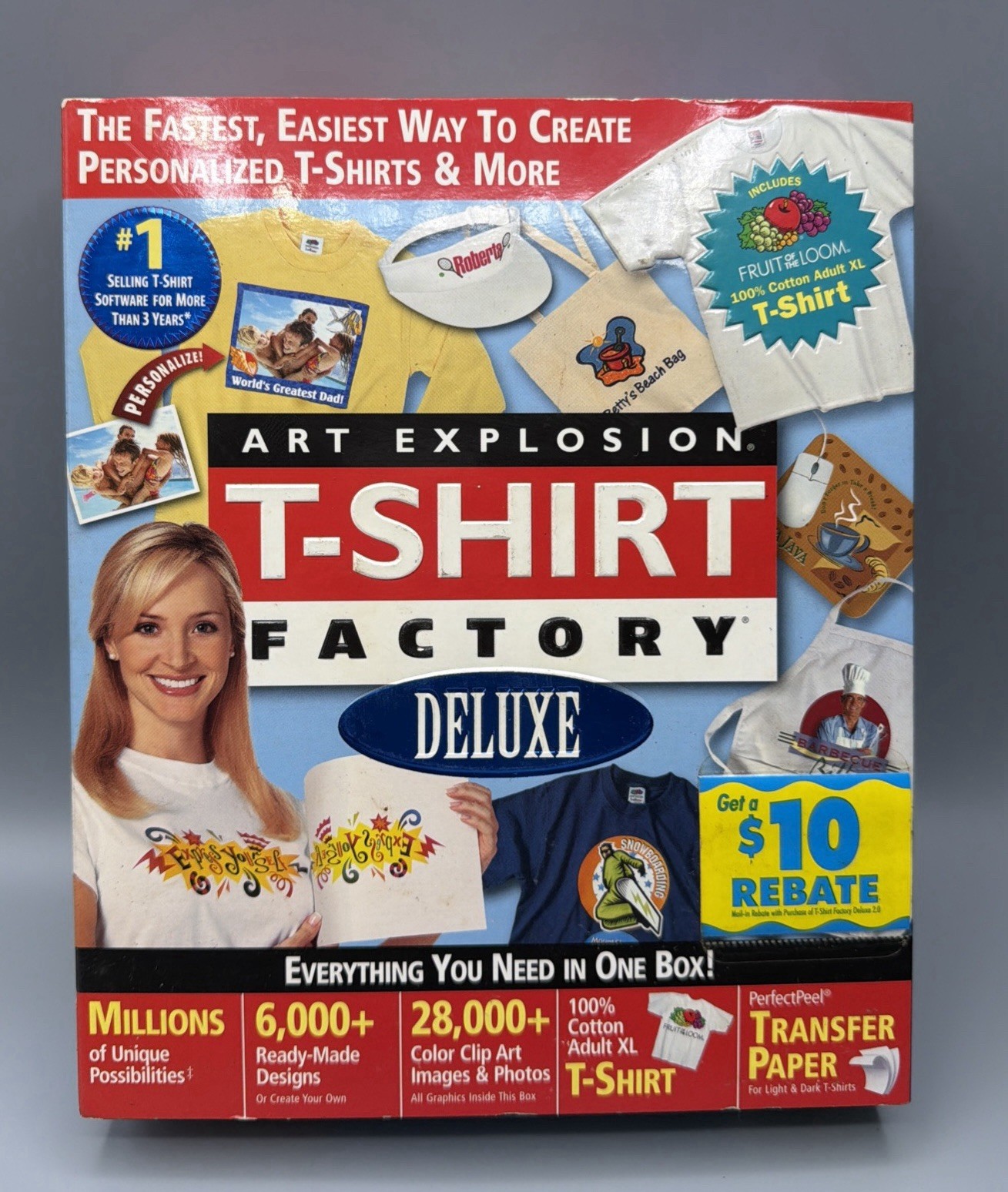 Art Explosion Nova T-Shirt Factory Designed Exclusively Software for Windows NEW