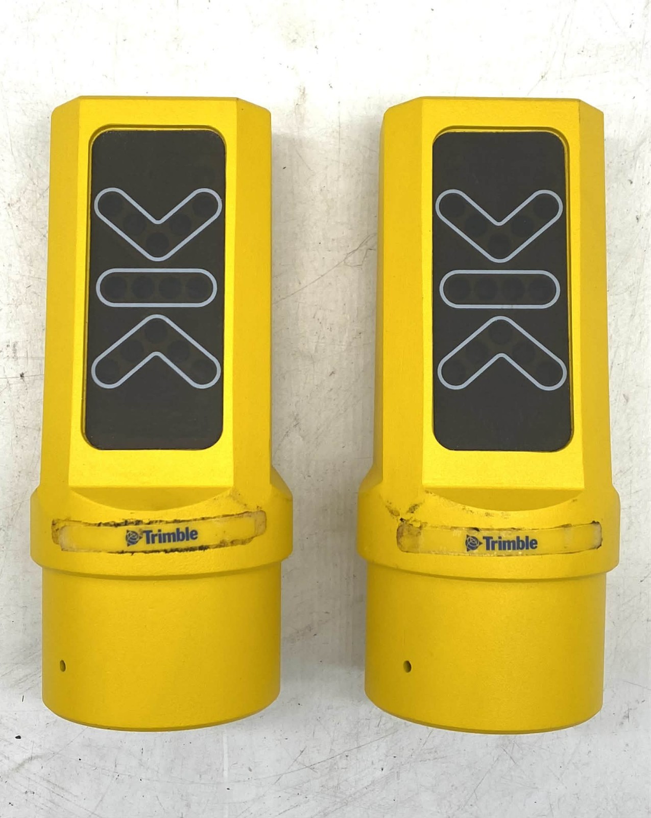 Trimble Grade Control Set CB420 Control Box & ST300 Sonic Tracers w/ Case.