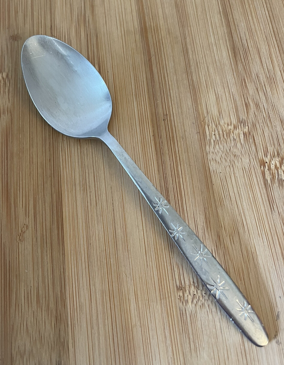 Armack Stainless 5-stars Starburst Atomic Tapered TEASPOON 6”