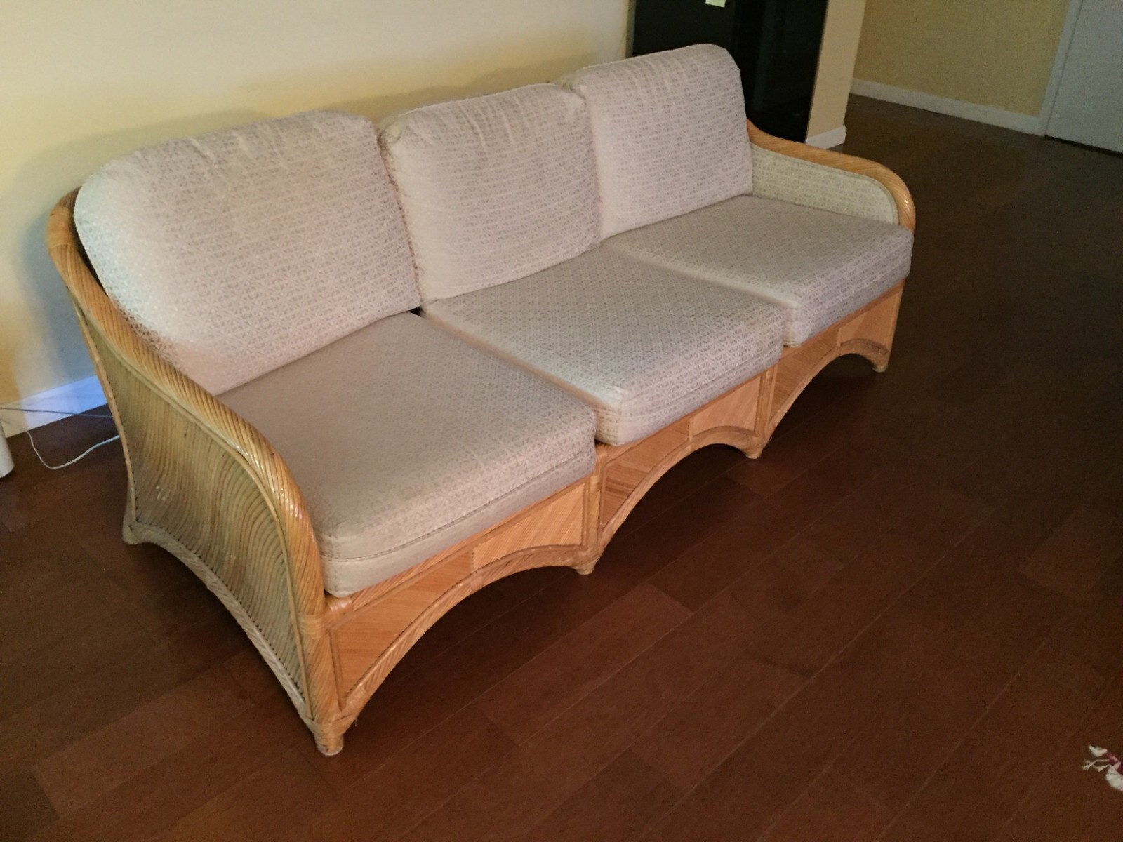 1.Five Pieces, sofa (three seats), armchair (two), night table, cocktail table,