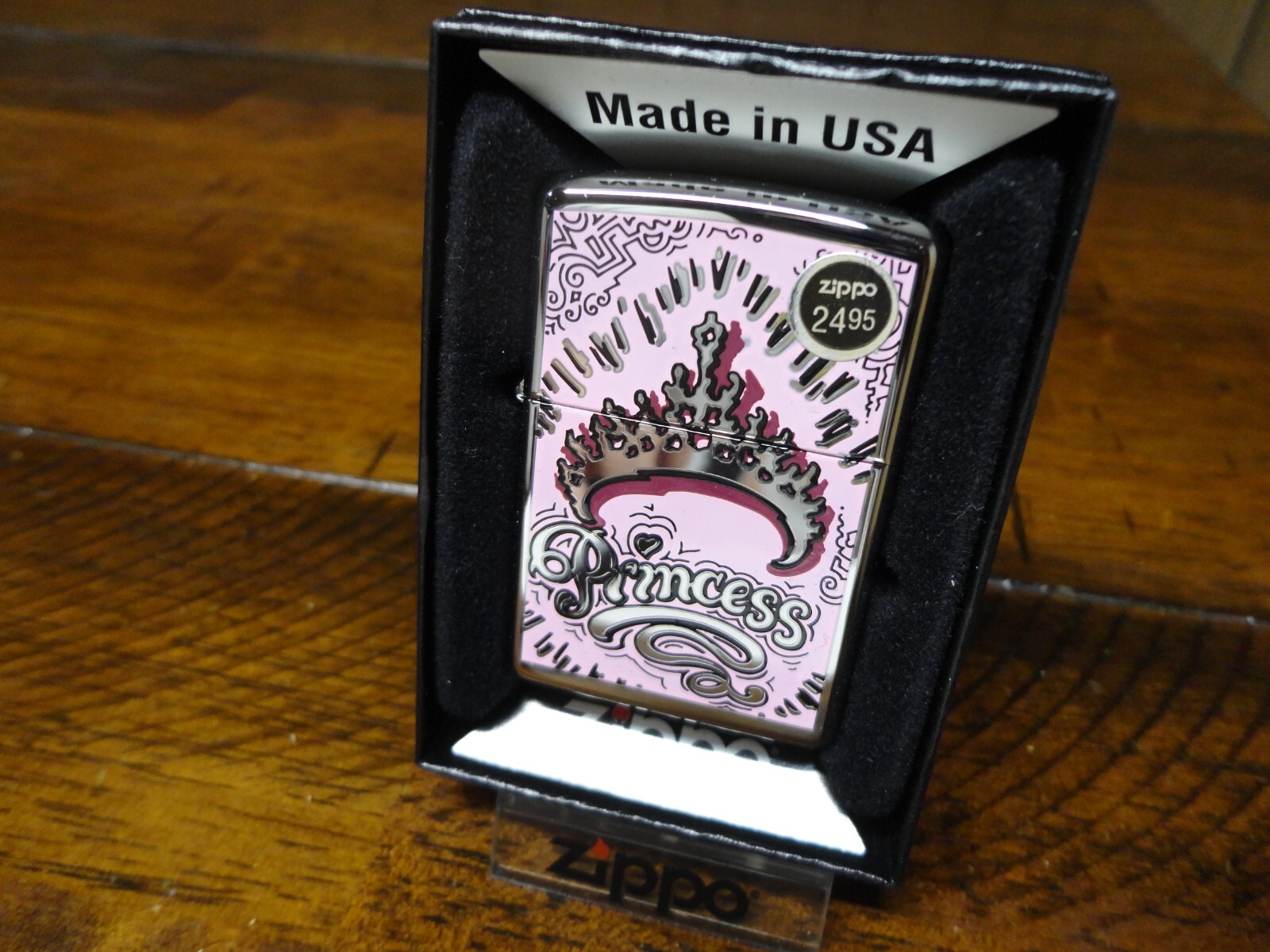 BARRETT-SMYTHE PRINCESS ZIPPO LIGHTER MINT IN BOX 2009