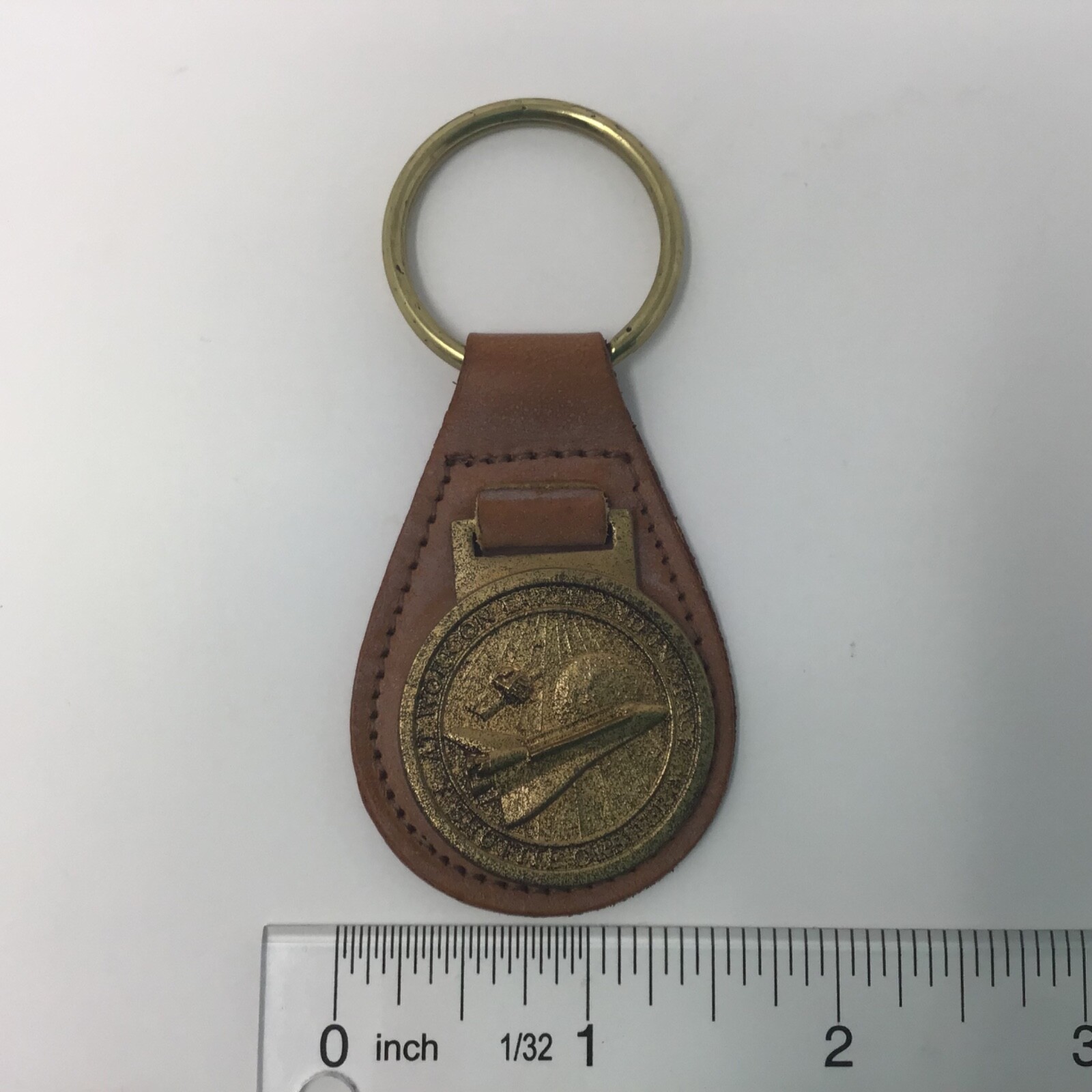 Vintage NASA Space Shuttle Orbiter 1988 KEY Chain Monogram