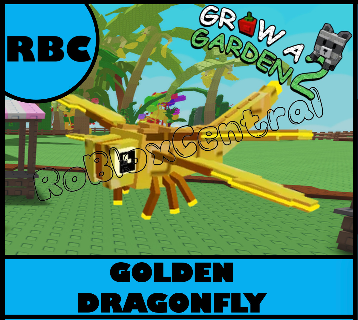 GOLDEN DRAGONFLY  - CHEAP GROW A GARDEN 2 - PET