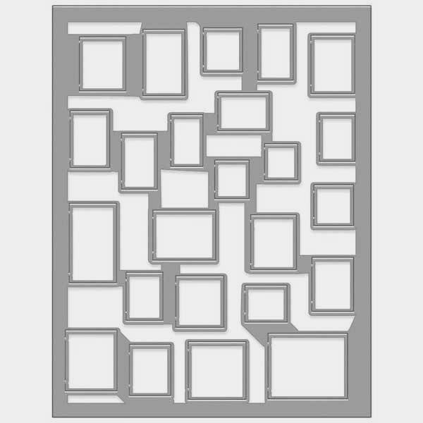NEW Hero Arts PEEK A BOO DOORS Fancy Dies D1578 Rectangular Windows CARD CRAFTS