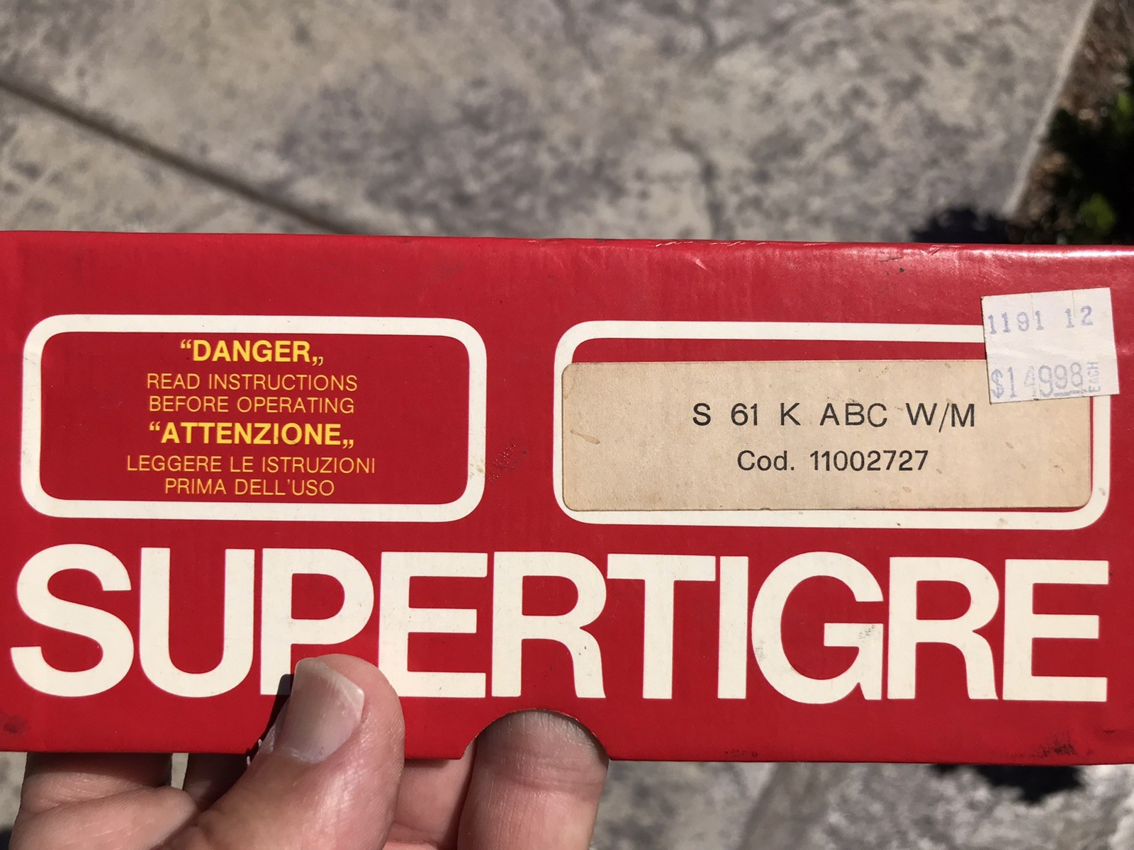 Super Tigre 61 RC Remote Control Engine Used In Box