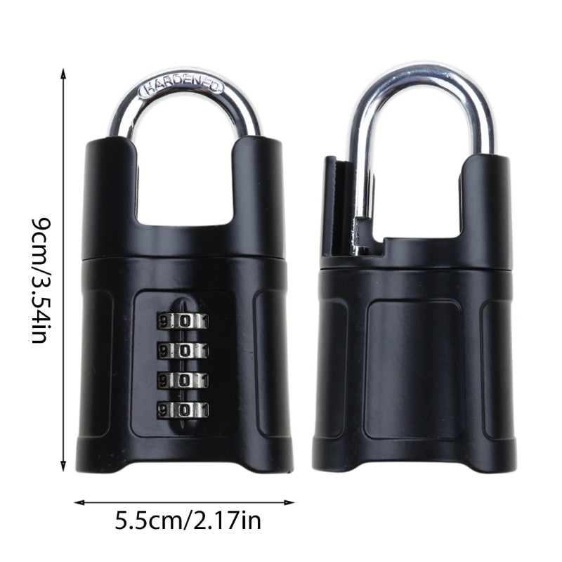 Heavy Duty Combination Padlock Waterproofs 4 Digit Padlocks Safely Code Lock