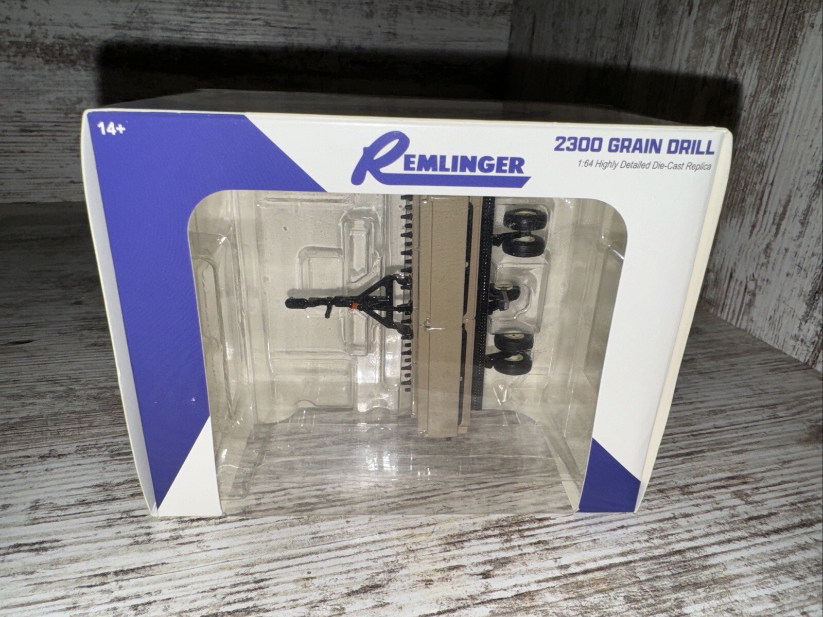 1/64 Scale Remlinger 2300 Grain Drill Pull Type Grain Drill Implement REM-001