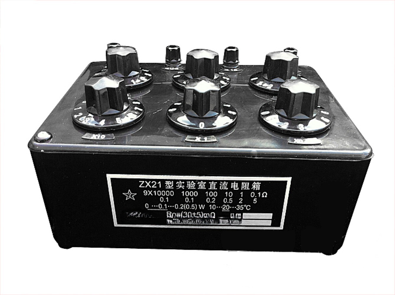 ZX21 DC Resistance Box (six Switches) Adjustable Resistance Box ZX21