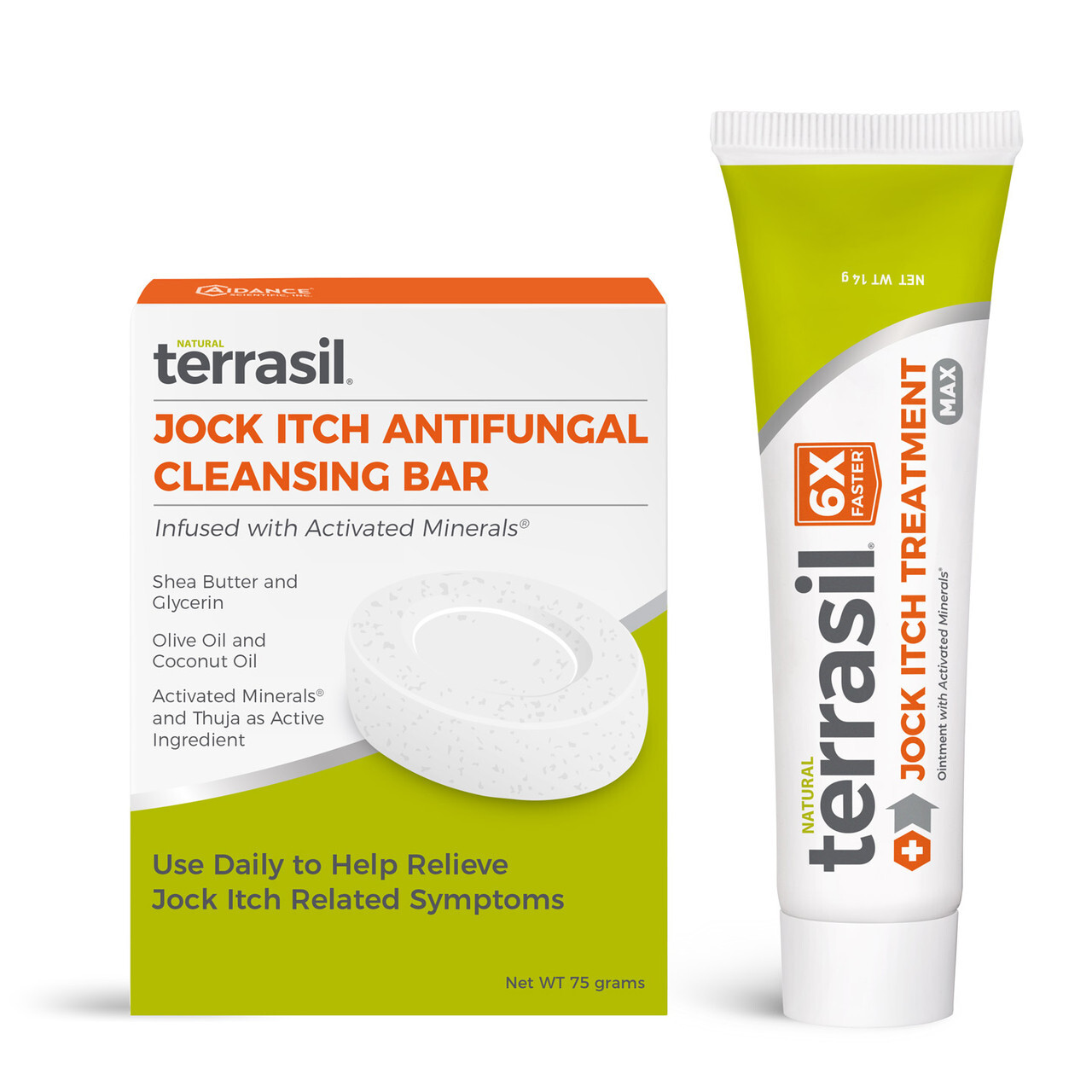 Serious Jock Itch 2-Product System by Terrasil – Jock Itch Treatment MAX + Soap