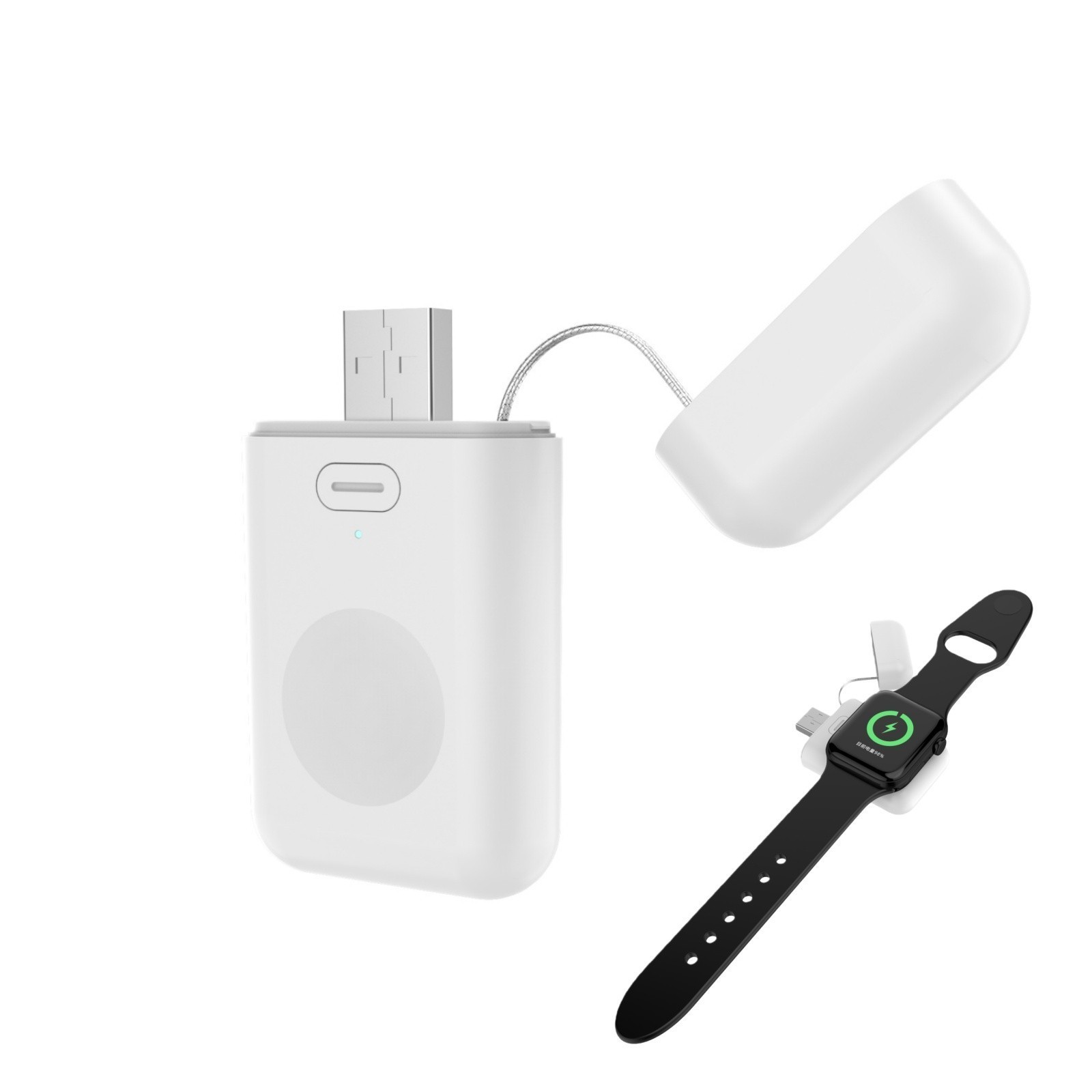 Magnetic Charging Dock USB Wireless Charger For Apple Watch Series 10/8/7/3/2/SE