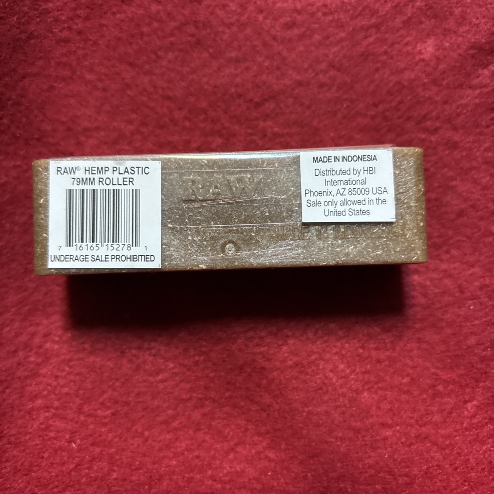 Raw Hemp Plastic 79mm Cigarette Rolling Machine with Spare Mat