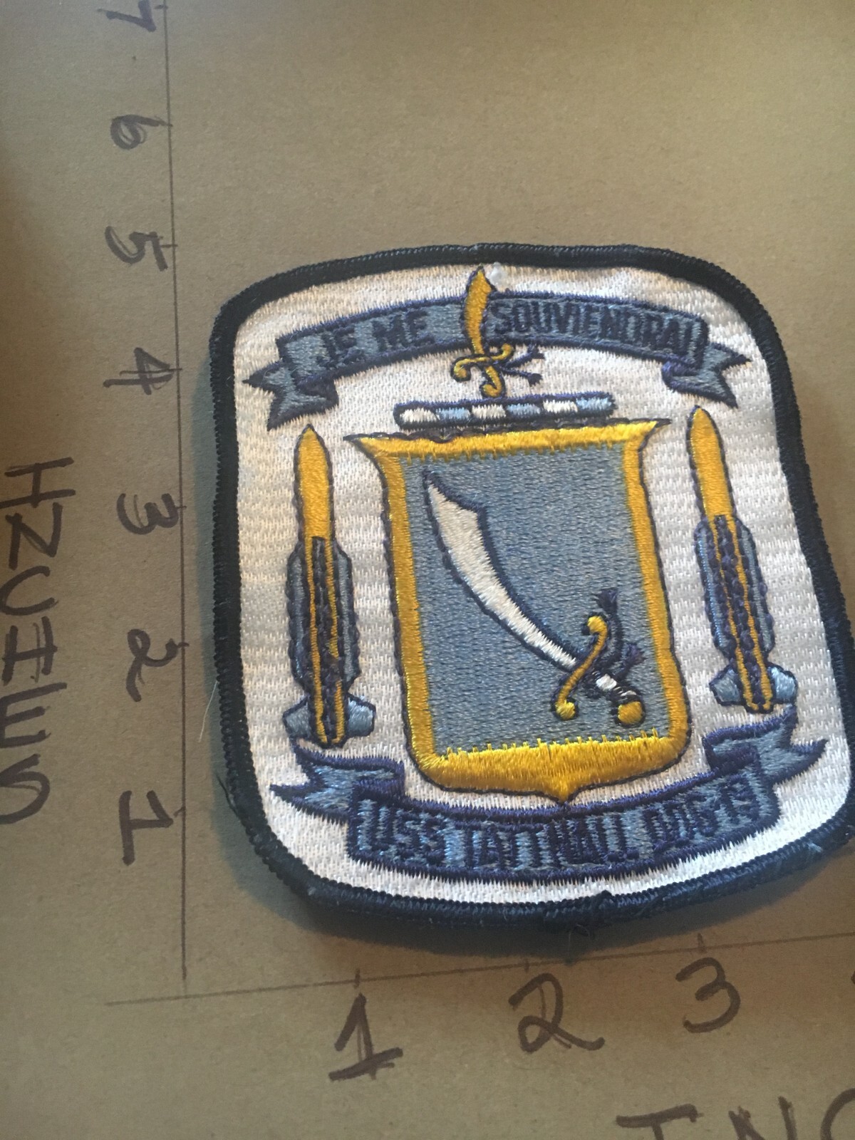 US Navy USS Tattnall DDG-19 patch 4/22/25