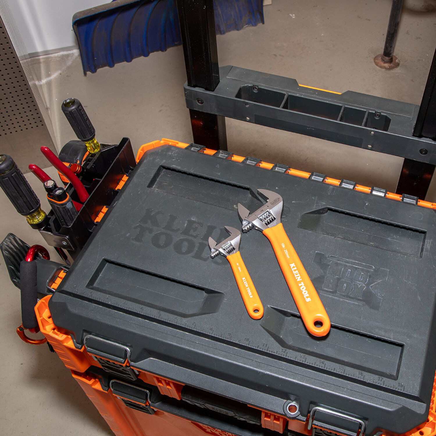 Klein Tools D5072 Extra-Capacity Adjustable Wrenches, 2 Pieces