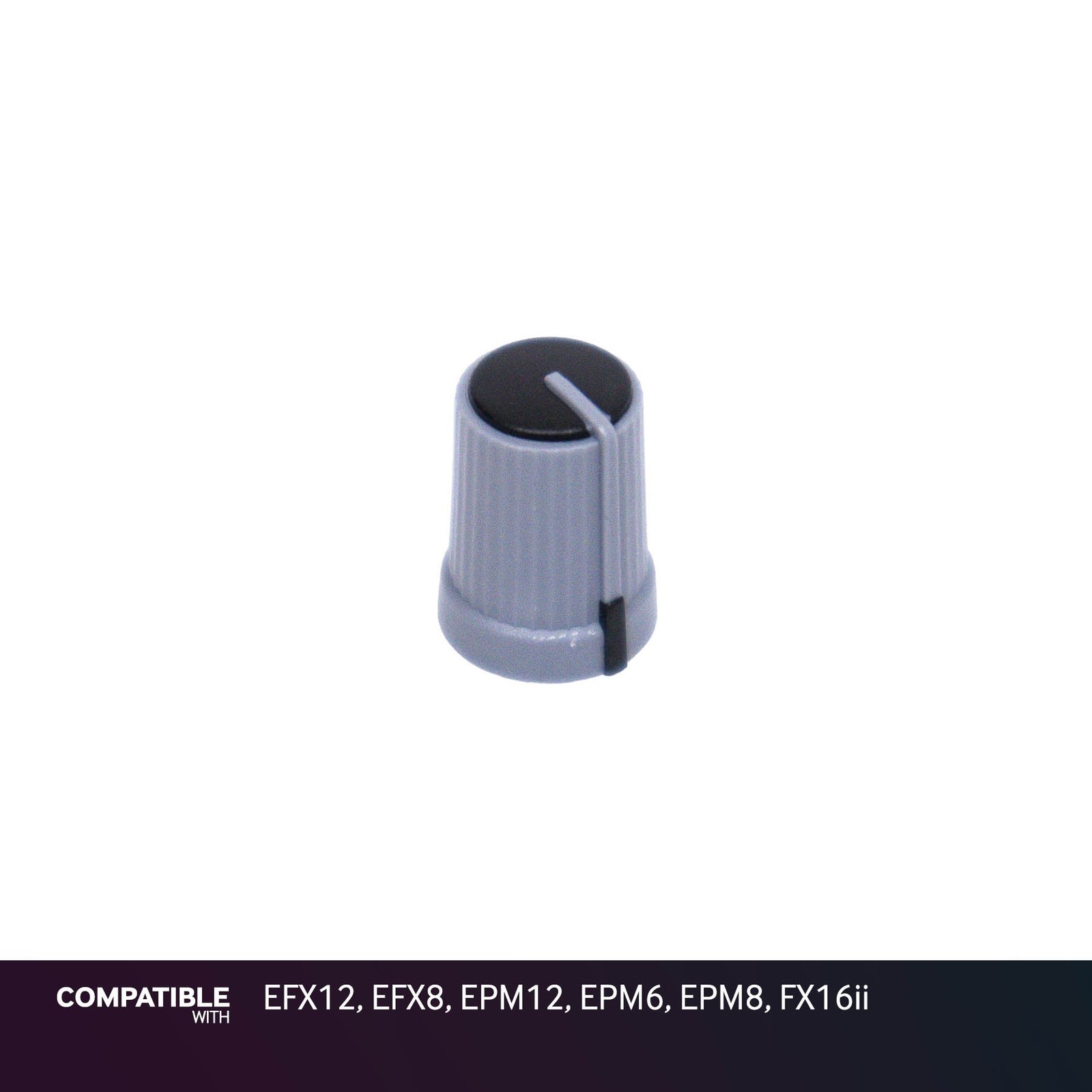Soundcraft Black HF/MF/LF Knob for EFX12, EFX8, EPM12, EPM6, EPM8, FX16ii