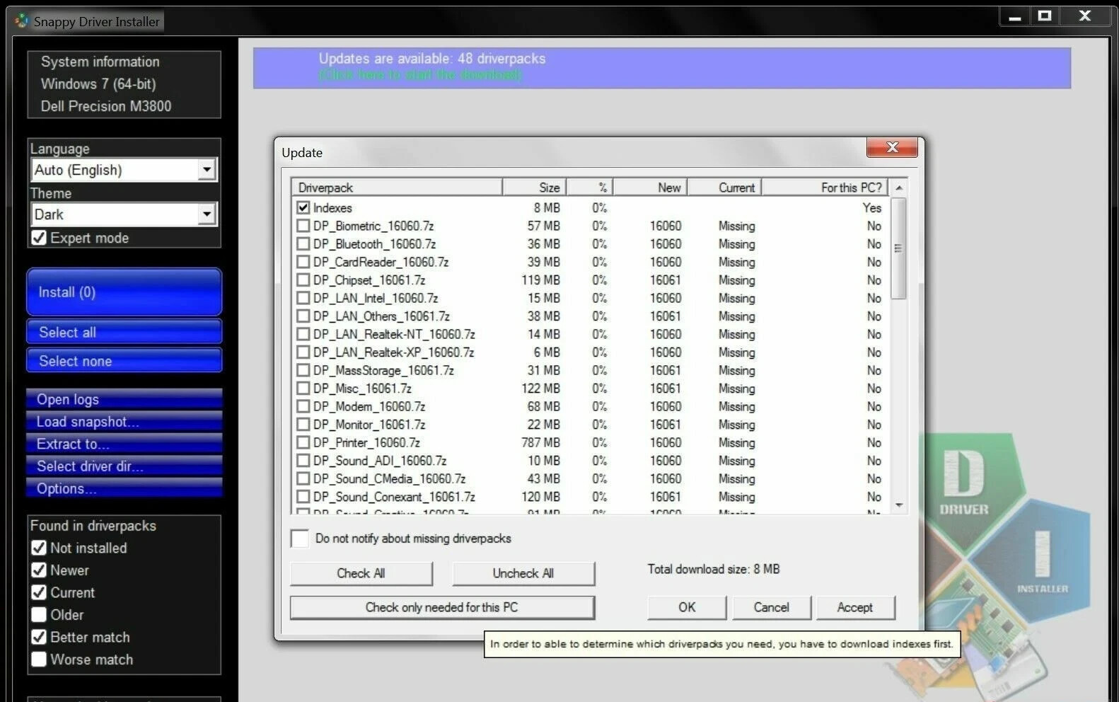 Snappy Driver Installer Automatic Driver Utility Software Installation Updater