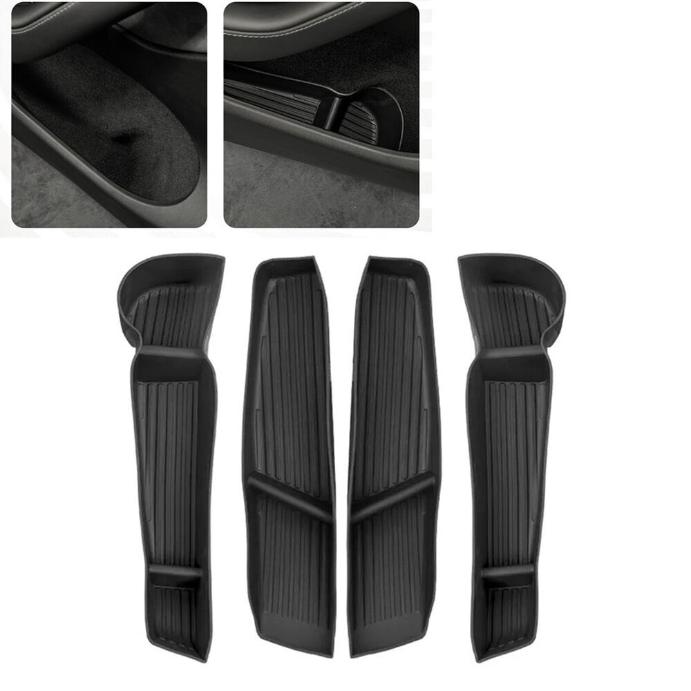 For Tesla Model 3 Y Car Door Side Storage Box Tray Organizer Holder Accessories