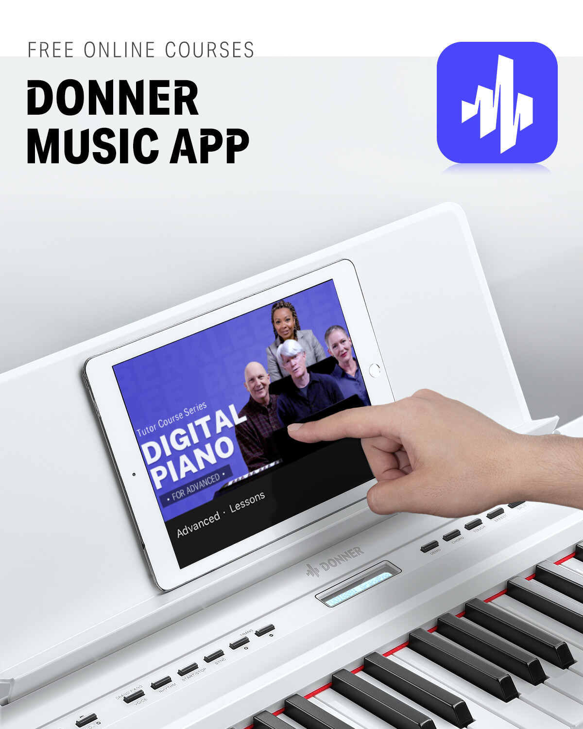 🎹 Donner DEP-20 Digital Piano Keyboard 88 Full Weighted Key With Stand Pedal