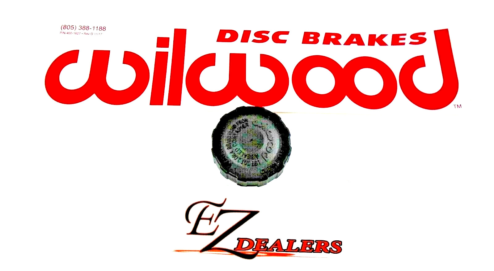 Wilwood Master Cylinder Replacement Cap for 260-1304 and 260-2636