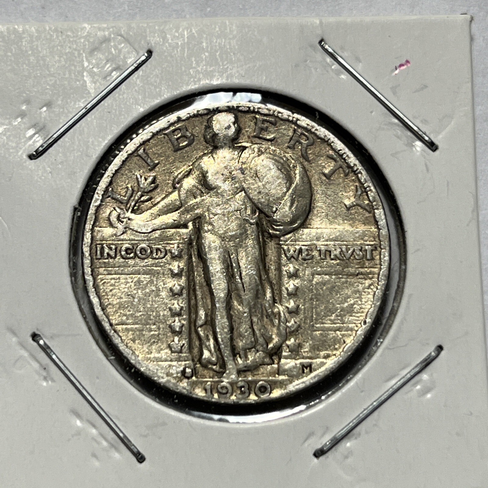 1930s Standing Liberty Silver Quarter Receive Coin Pictured Shipped In Holder
