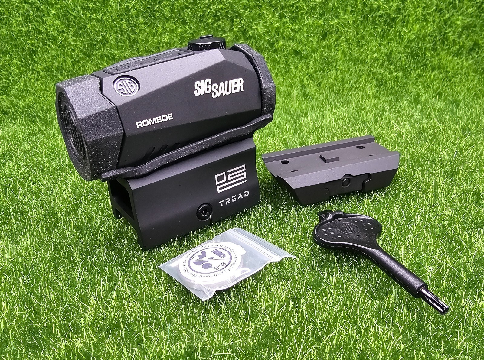 Sig #SOR52010 ROMEO5 Compact Red Dot Sight 1x20mm 2 MOA Dot Reticle - Open Box