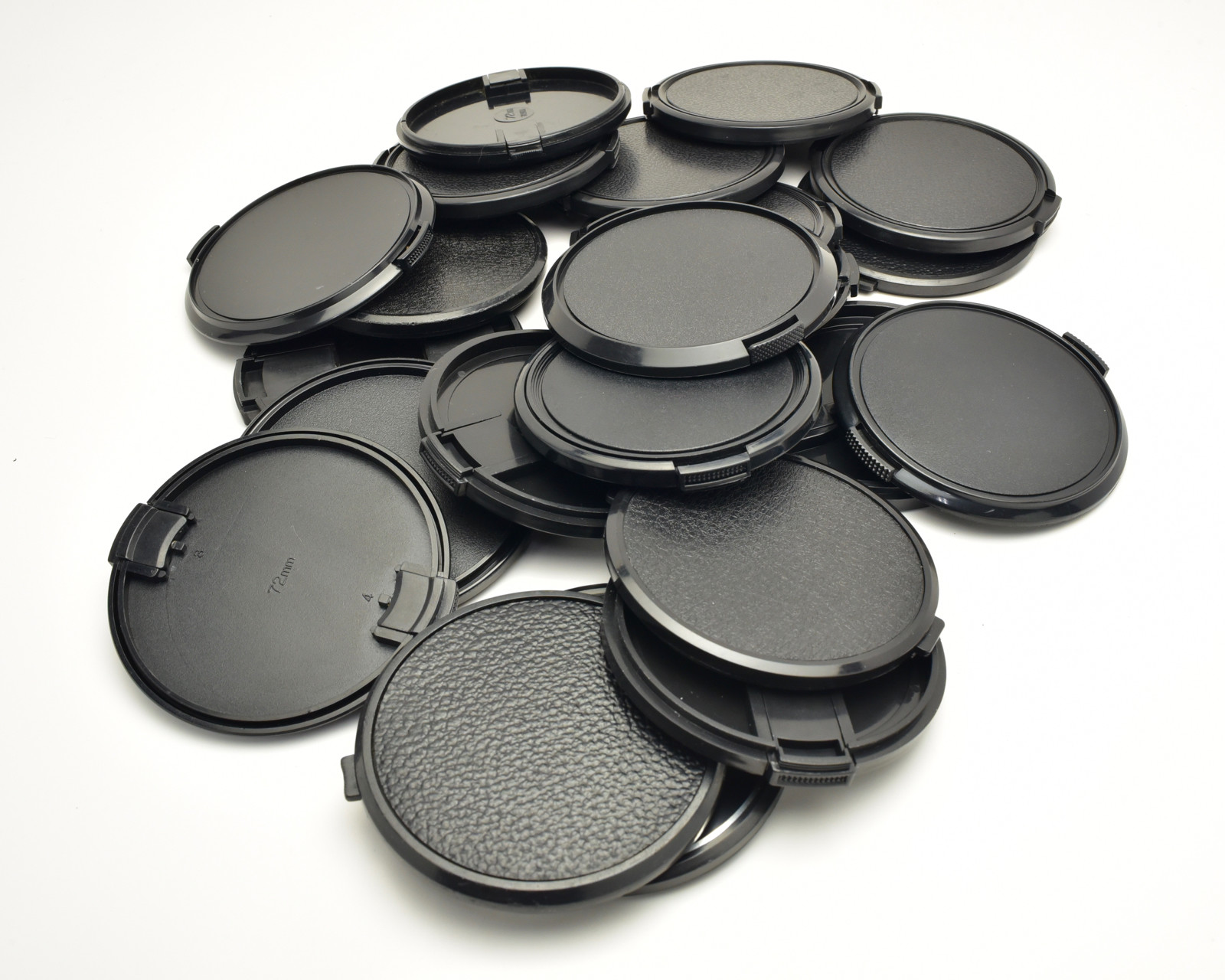 Unbranded 72mm Front Lens Cap Lot Qty-20  (#T657)