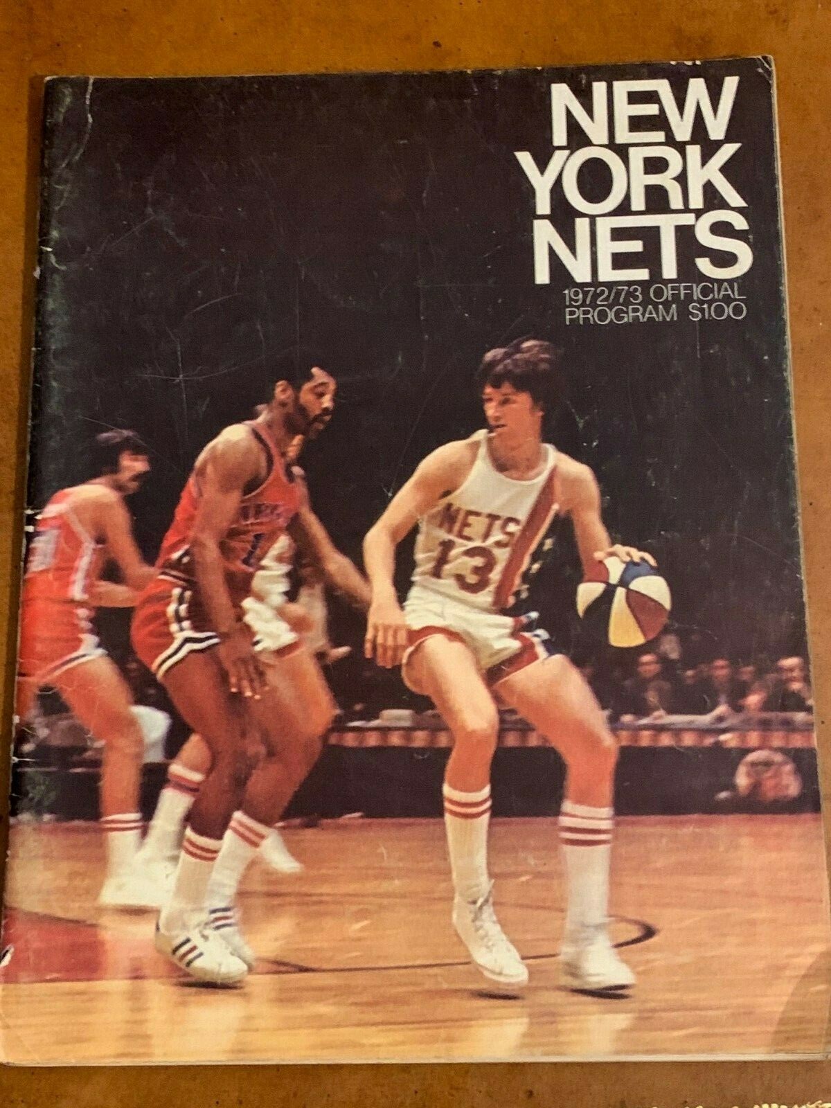 1972 New York Nets Preseason ABA Basketball Program John Roche Cover