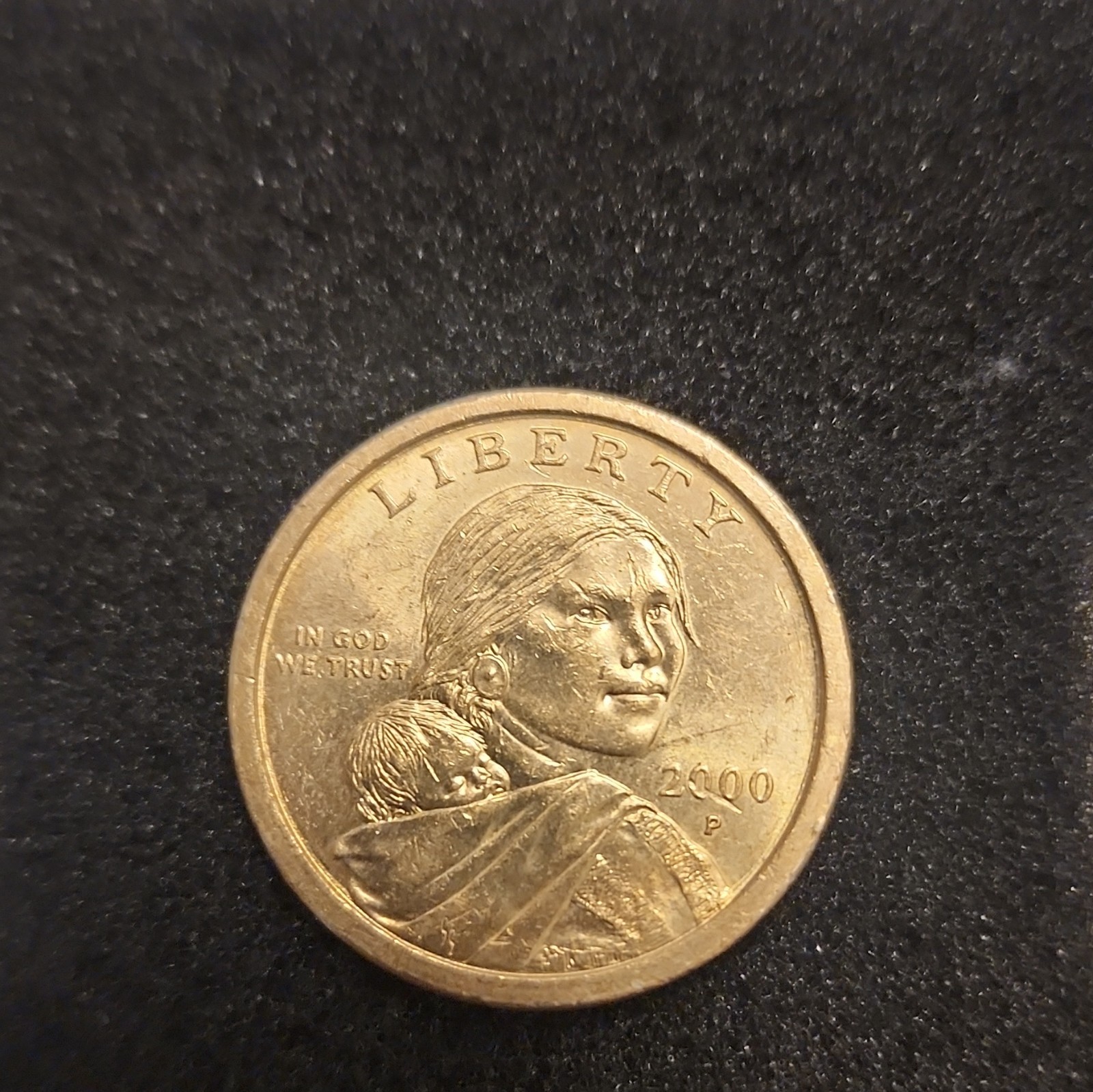 2000 Sacagawea Native American $1 Coin Philadelphia Business Strike