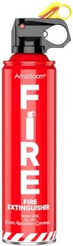 Fire Extinguisher for Home 1Pack, Kitchen, Car, and Grill,Compact Water-Based...