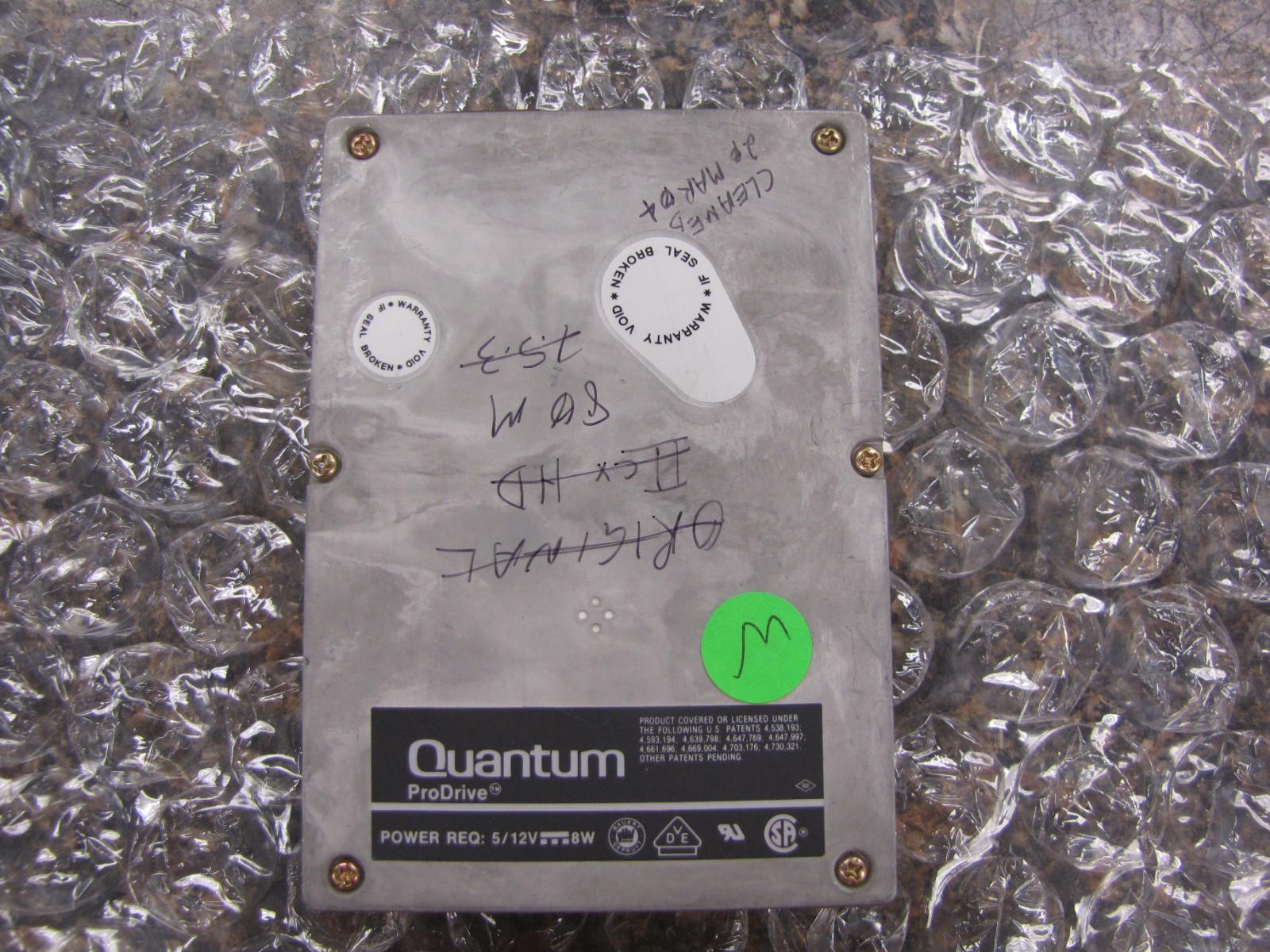 QUANTUM PRODRIVE APPLE Hard Drive Apple 80 S 980-80-9402 TESTED & WORKS -NK48