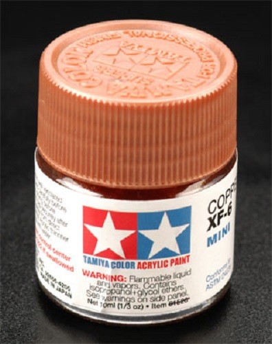 Tamiya Acrylic XF-6 Copper Paint Jar 81706